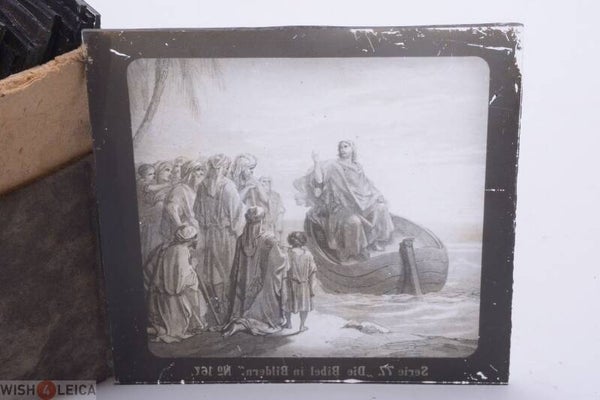 MAGIC LANTERN PROJECTION SLIDE GUSTAVE DORE BIBLE PICTURE GLASS 23