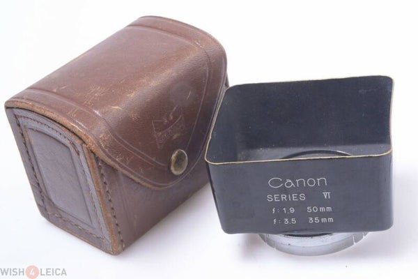 CANON RANGE FINDER SERIES VI HOOD SHADE 42MM DIAM. 50MM 1.9 SERENAR 35MM 3.5