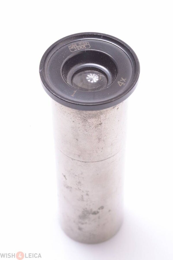 ZEISS 4X NO.1 NICKEL PLATED EYEPIECE MICROSCOPE OCULAR LENS