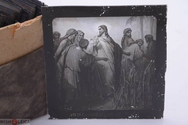 MAGIC LANTERN PROJECTION SLIDE GUSTAVE DORE BIBLE PICTURE GLASS 29