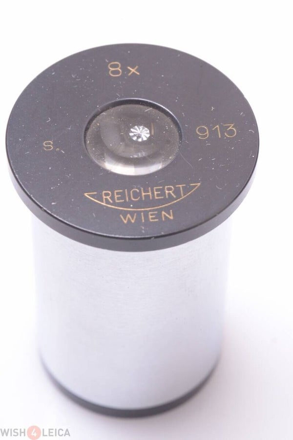 REICHERT MICROSCOPE EYEPIECE OCULAR 8X 913 S LENS
