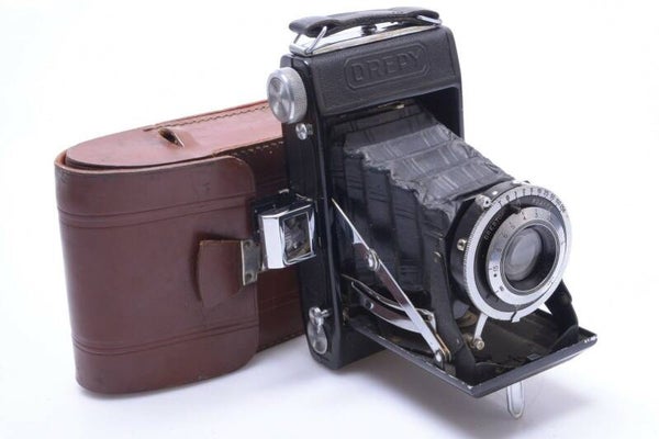 PIERRAT DREPY ‘1946’ ROLL FILM CAMERA ‘ZEISS IKONTA COPY’ CASE *RARE, READ*
