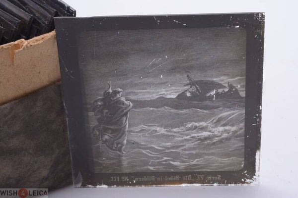 MAGIC LANTERN PROJECTION SLIDE GUSTAVE DORE BIBLE PICTURE GLASS 30