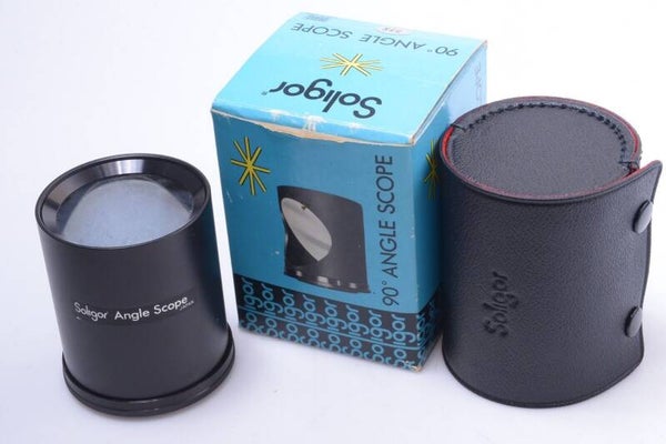 SOLIGOR 90* ANGLE SCOPE 55MM FILTER SCREW THREAD LENSES FOR 35MM CAMERA