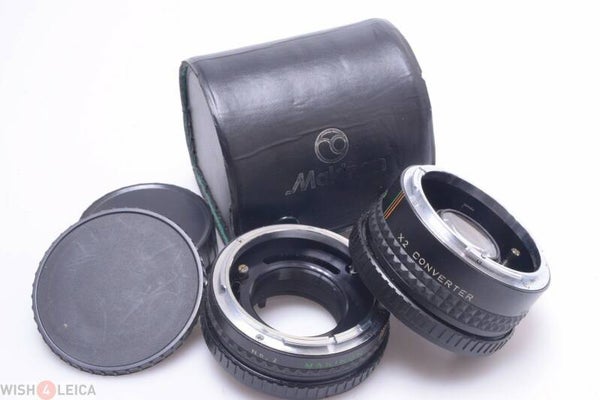 CANON FD, MAKINON 2X CONVEERTER & NO.2 EXTENSION FOR MACRO, CLOSE-UP ADAPTER