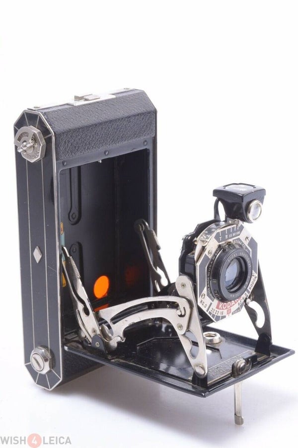KODAK SIX-20 6X9CM ON 620 ROLL FILM CAMERA ‘ART DECO’ W/ 100MM 6.3 LENS •PARTS•