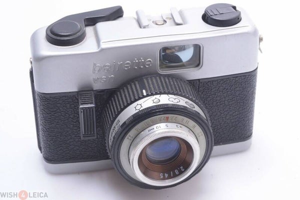 BEIER BEIRETTE VSN CHROME 35MM CAMERA MADE IN DDR LUDWIG MERITAR 45MM 2.8 LENS