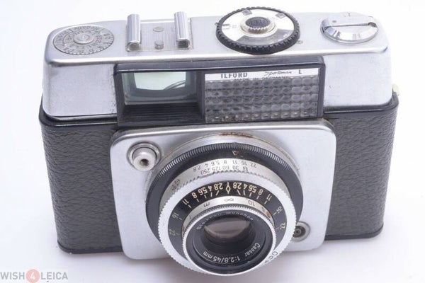 ILFORD SPORTSMAN L 35MM CAMERA W/ STEINHEIL 45MM 2.8 CASSAR LENS