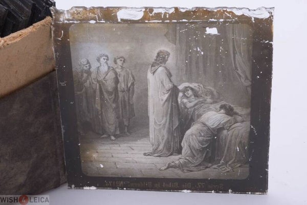 MAGIC LANTERN PROJECTION SLIDE GUSTAVE DORE BIBLE PICTURE GLASS 26 Objectgegevens