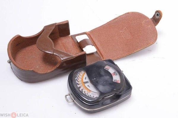CHAUVIN ARNOUX POSEMETRE LIGHT METER EXPOSURE ACCURATE W/ CASE, INCIDENT COVER