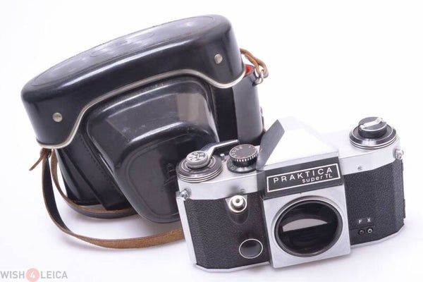 KW PRAKTICA SUPER TL CAMERA SLR W/ ORIGINAL CASE & STRAP *READ*