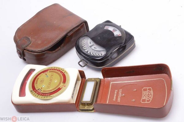 ZEISS IKOPHOT & CHAUVIN ARNOUX POSEMETRE BAKELIGHT LIGHT EXPOSURE METERS Objectgegevens