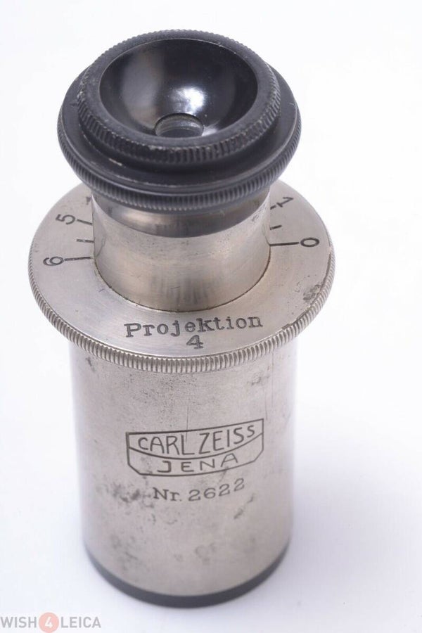 CARL ZEISS JENA 4X PROJEKTION PROJECTOR, PHOTOGRAPHIC LENS FOR MICROSCOPE