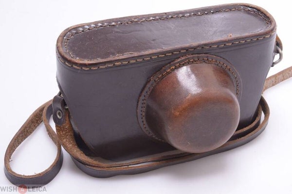 LEICA READY CASE IG & IIIG 3/8” ‘ENOOR’ LEATHER ‘ERC’ W/ STRAP