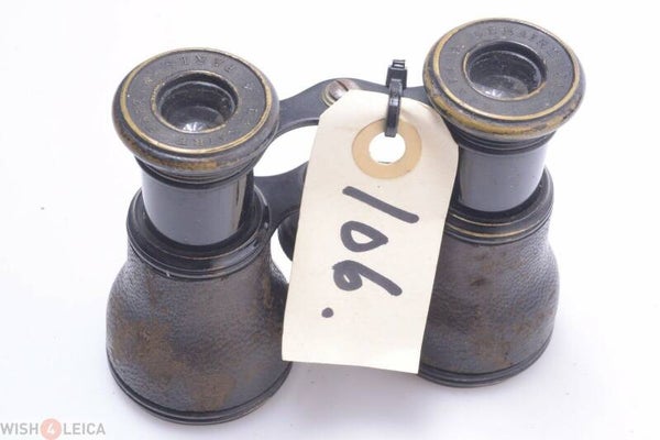 LEMAIRE BINOCULARS PARIS ANTIQUE ALL BRASS SMALL SIZE NICE CONDITION