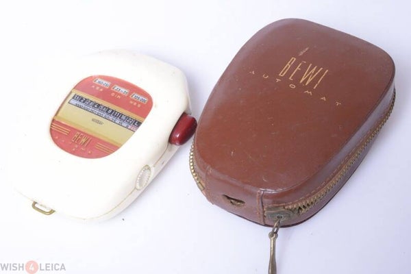 BERTRAM BEWI AUTOMAT A LIGHT, EXPOSURE METER W/ CASE *WORKS*