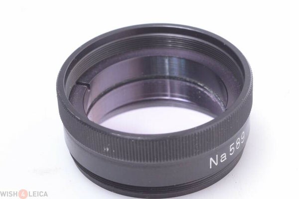 MICROSCOPE AMBER CONTRAST FILTER DARK FIELD NA 589 LEICA, ZEISS, OLYMPUS?