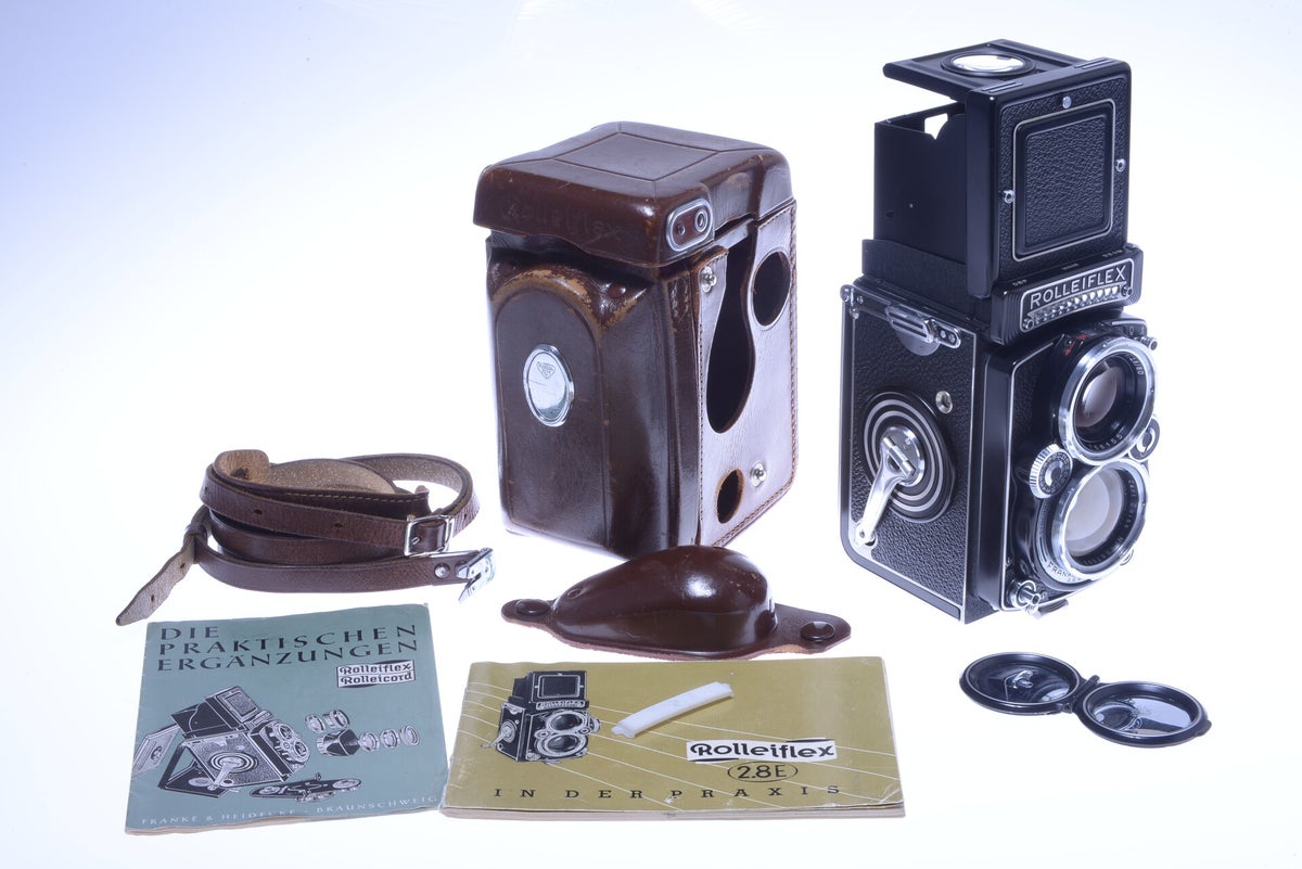ROLLEIFLEX TLR CAMERA K7E #1623405 *MINTY* ZEISS PLANAR 80MM