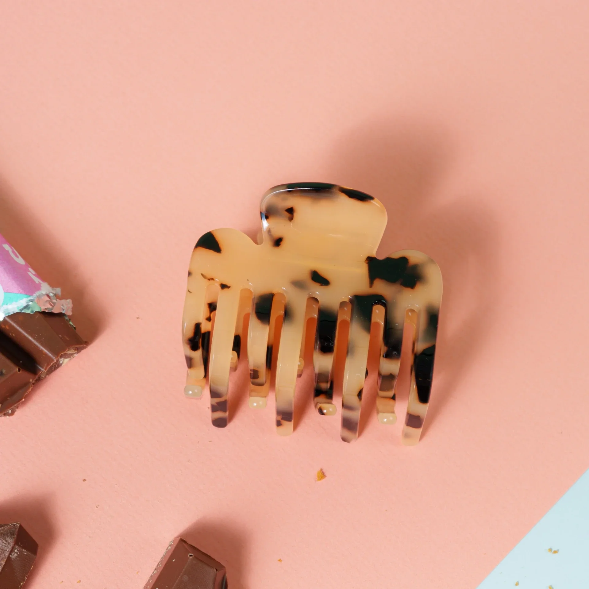 Evi - Extra tandjes Clip marmer beige