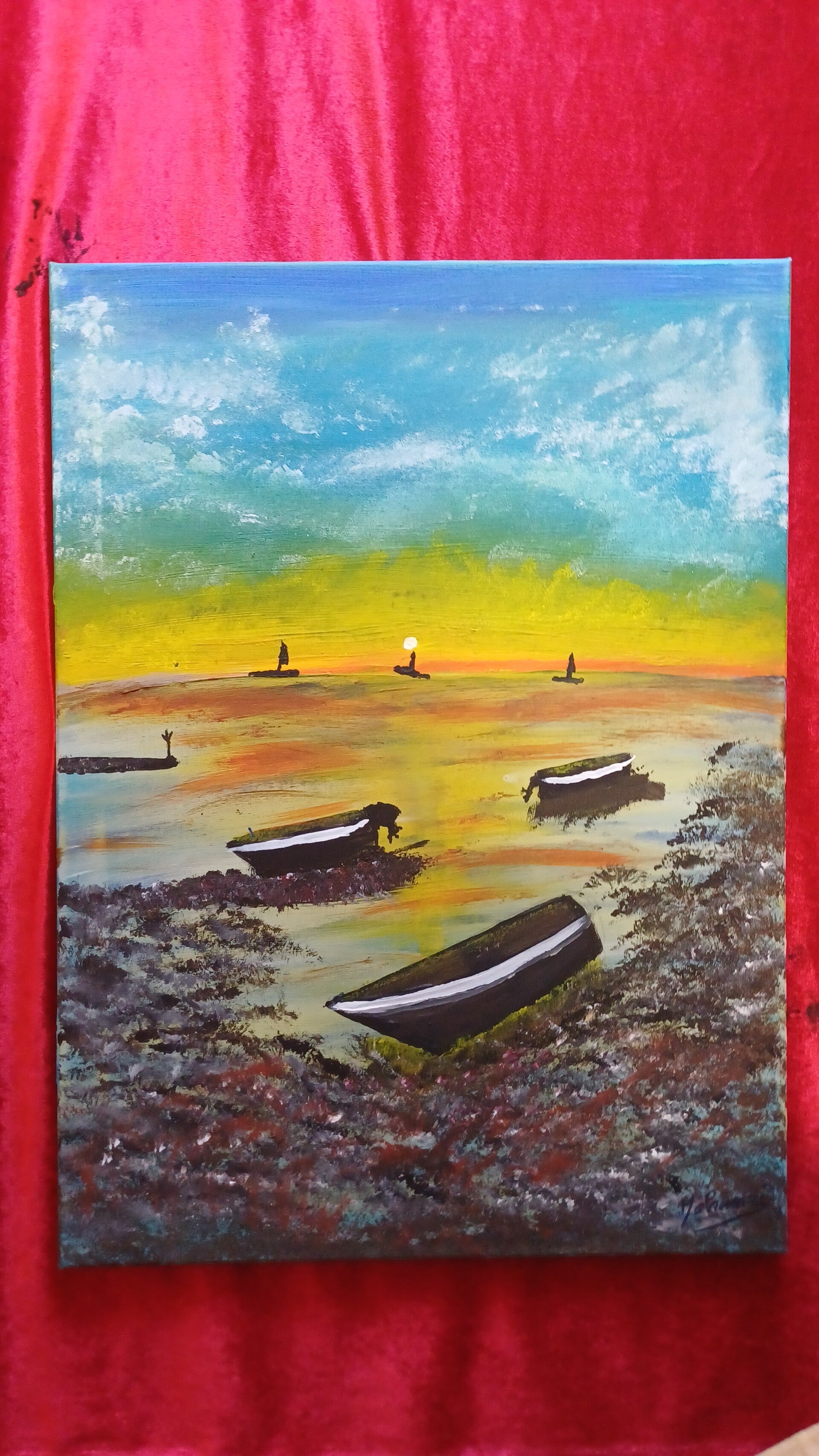 " Le coucher de port Manech
