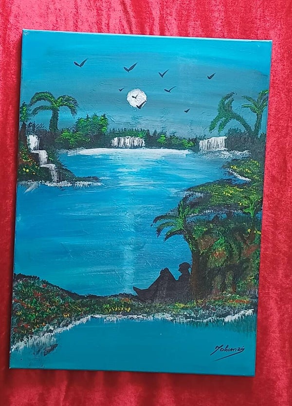 " Lecture vers l'horizon des 3 cascades"