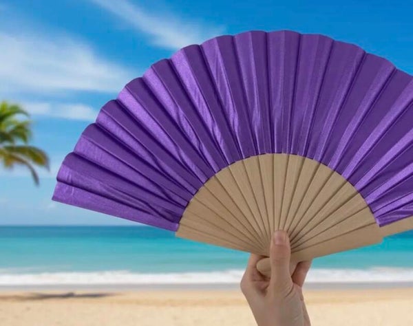 Éventail violet
