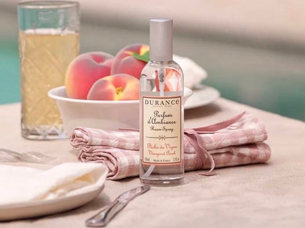 Parfum d’ambiance Pêche de vigne 100ml.