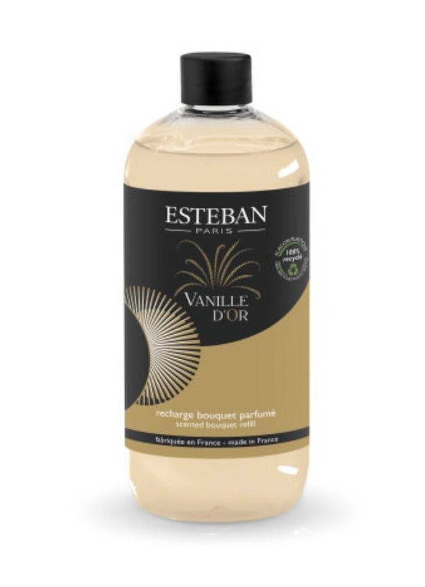 Vanille d'Or Recharge de parfum 500 ml pour bouquet