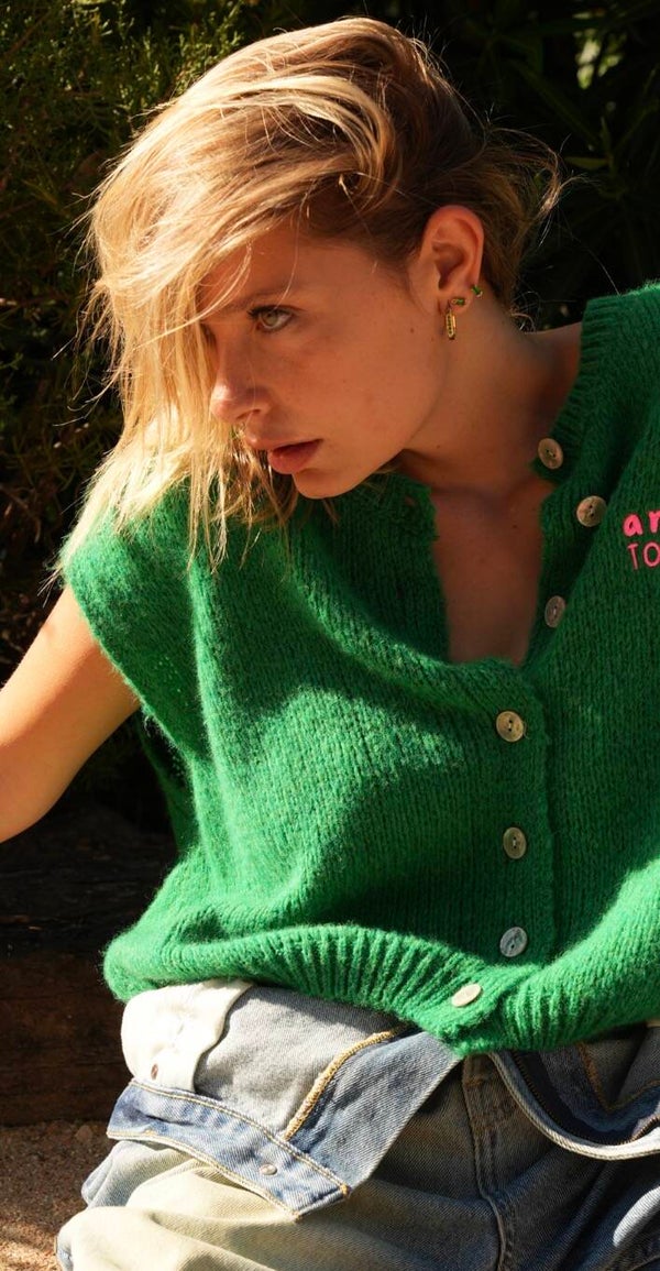 GILET GABRIELLE VERT