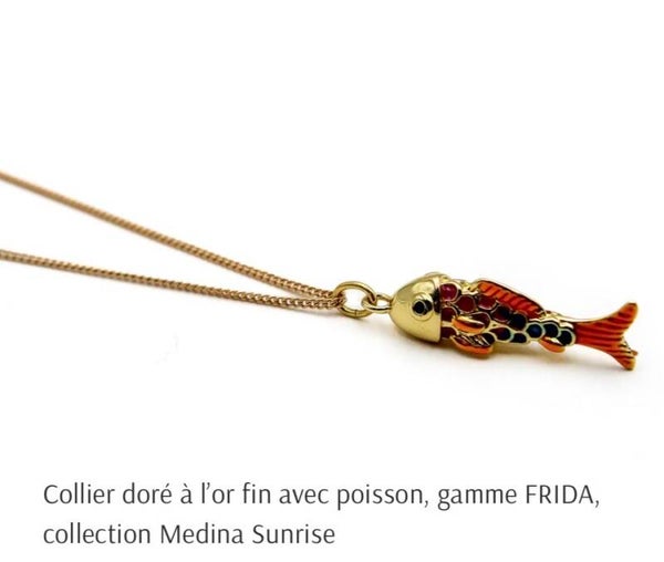 Collier long poisson - FRIDA