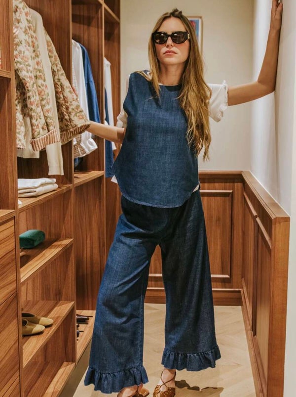 PANTALON CHLOÉ // JEAN MOYEN