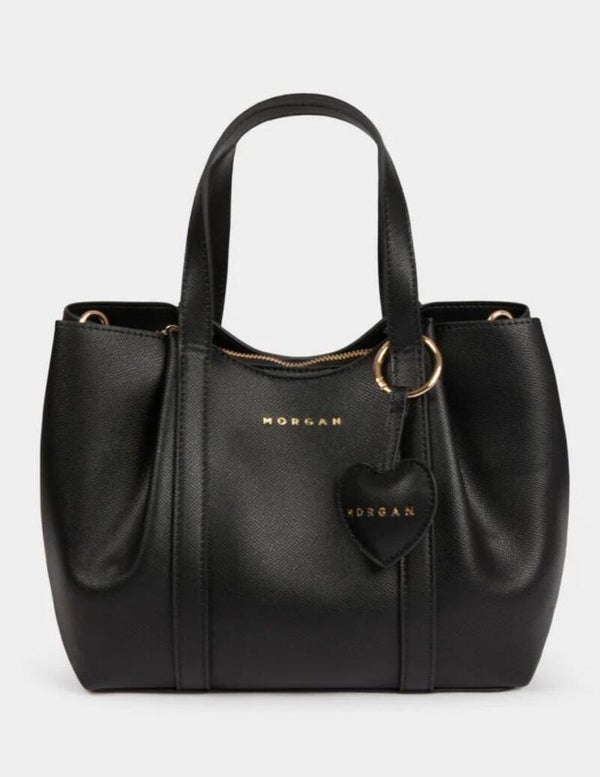 Sac cabas similicuir noir femme