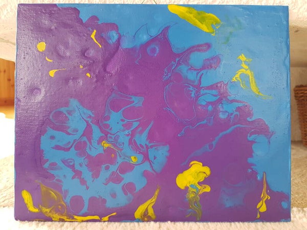 Bild violett/blau