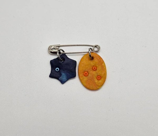 Fimo Sicherheitsnadel klein