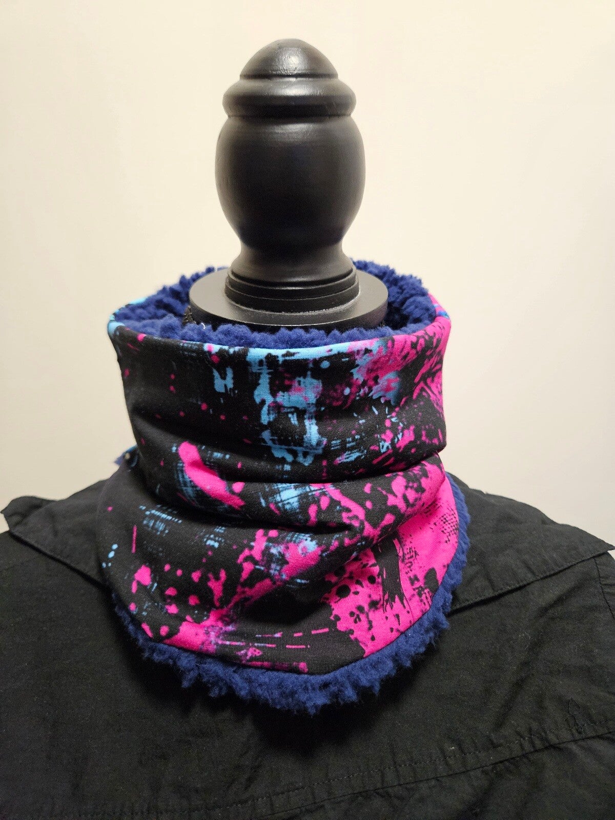 Halssocke "blau/pink"