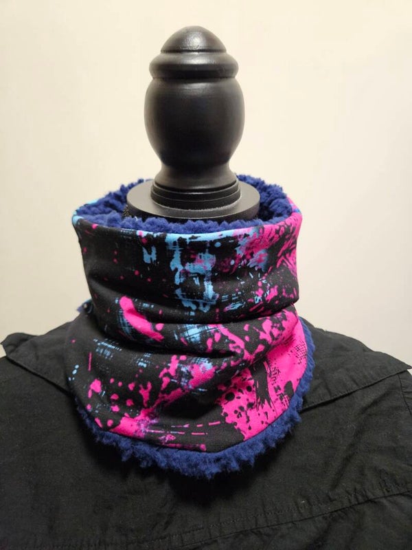 Halssocke "blau/pink"