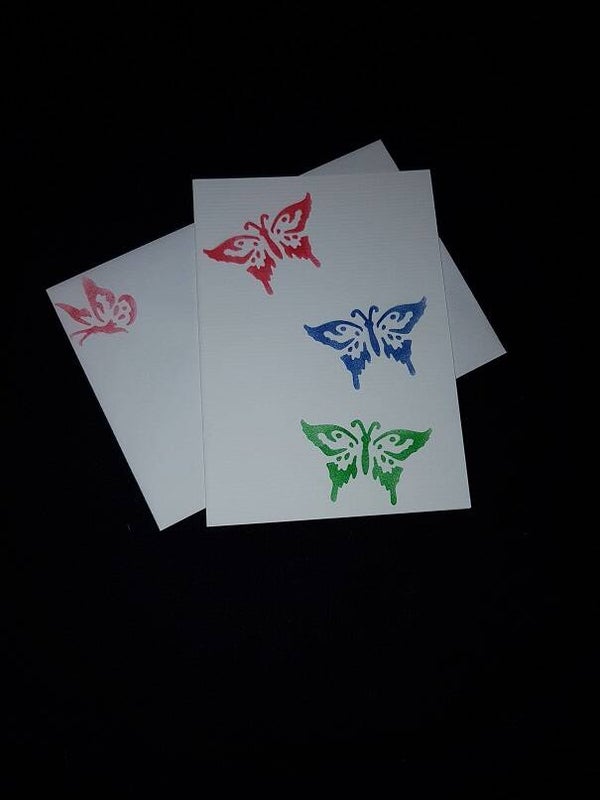 Grusskarte Schmetterling