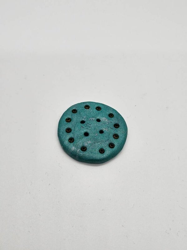 Knopf grün gross