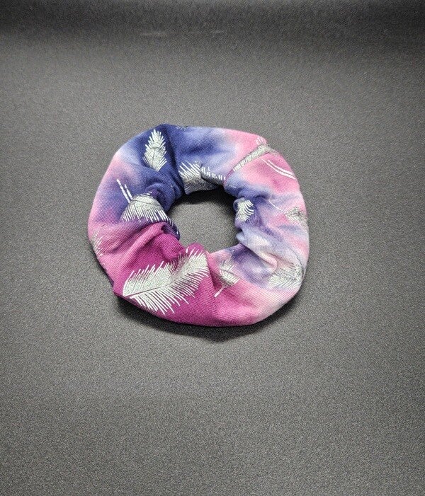 Scrunchie Federn