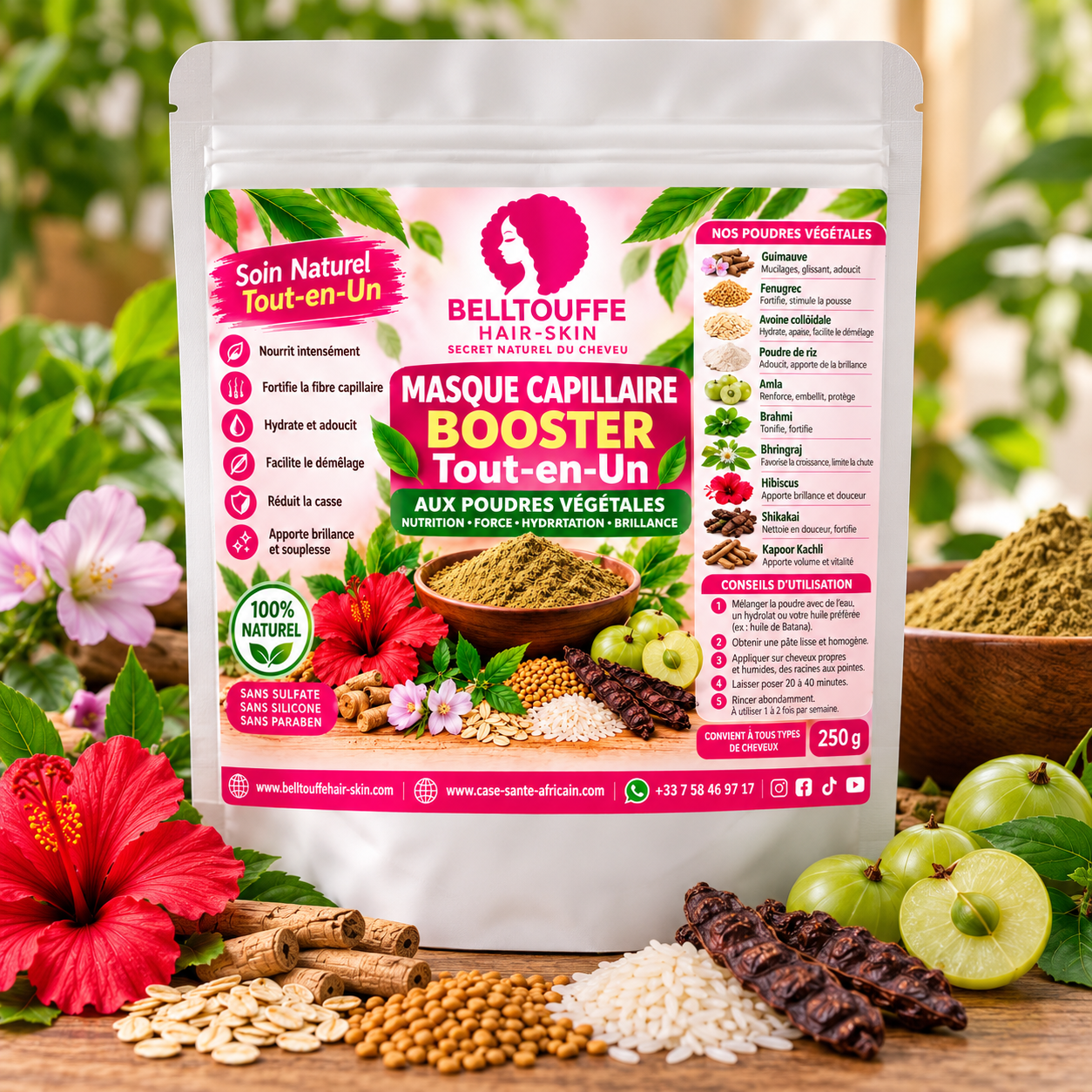 MASQUE CAPILLAIRE BOOSTER TOUT EN UN