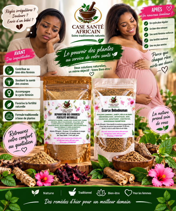 KIT FERTILITE FEMINNE: REPARATION DES OVARIES - TRAITEMENT COMPLET