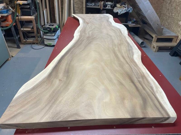 Suar blad max 250cm bij max 92cmmin 60cmen 5,5cm dik