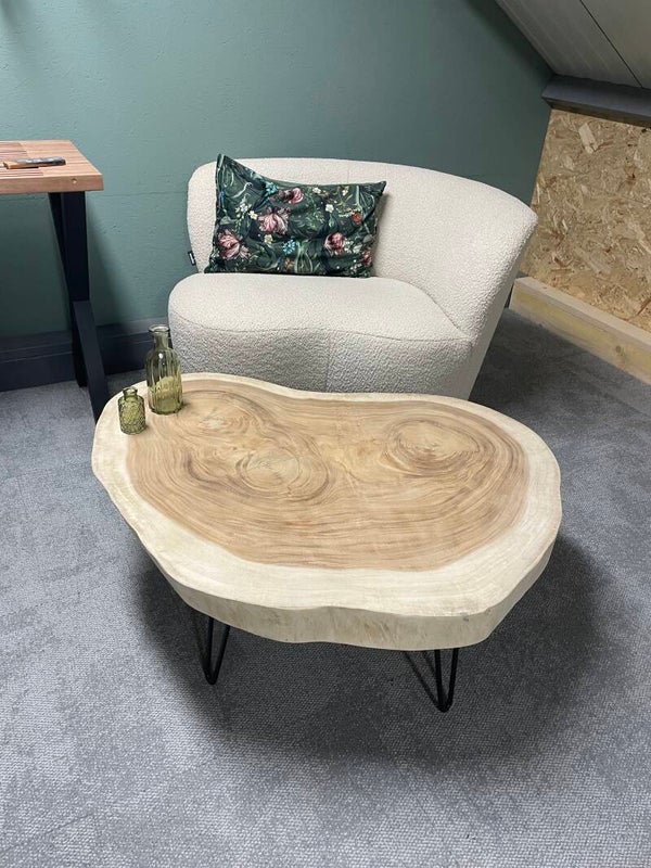 Salontafel Suar ca 100cm bij 70cm, 8cm dik