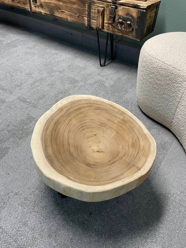 Boomstamtafel suar ca 50cm doorsnee, 6cm dik