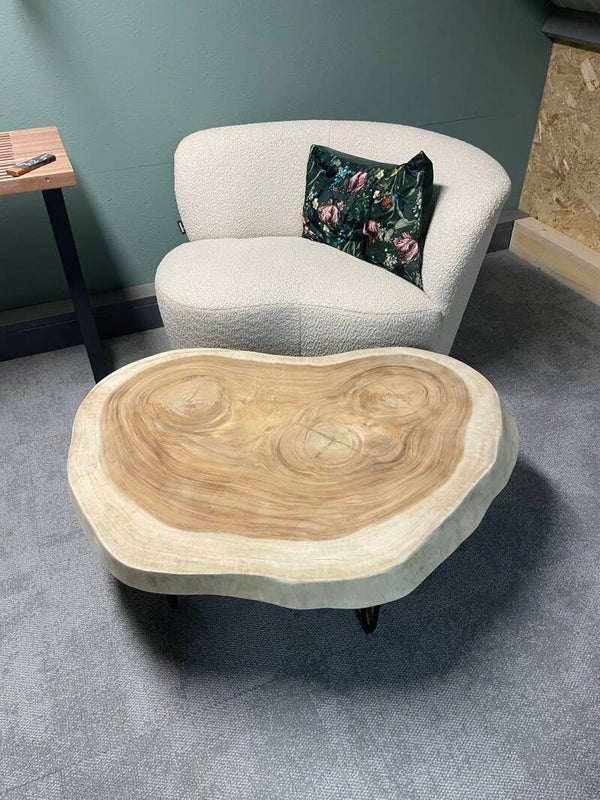 Salontafel Suar ca 106cm bij 70cm, 6cm dik