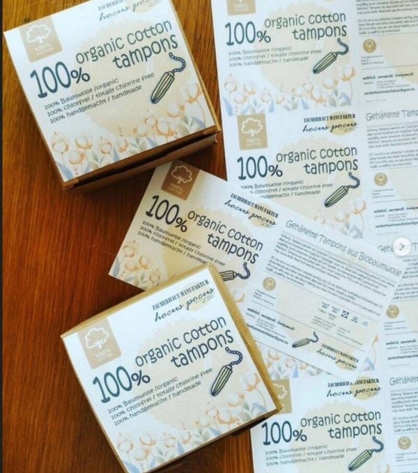 HOCUS POCUS Öko-Tampons aus Biobaumwolle