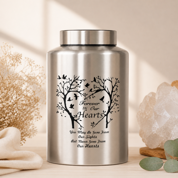 Metalen urn