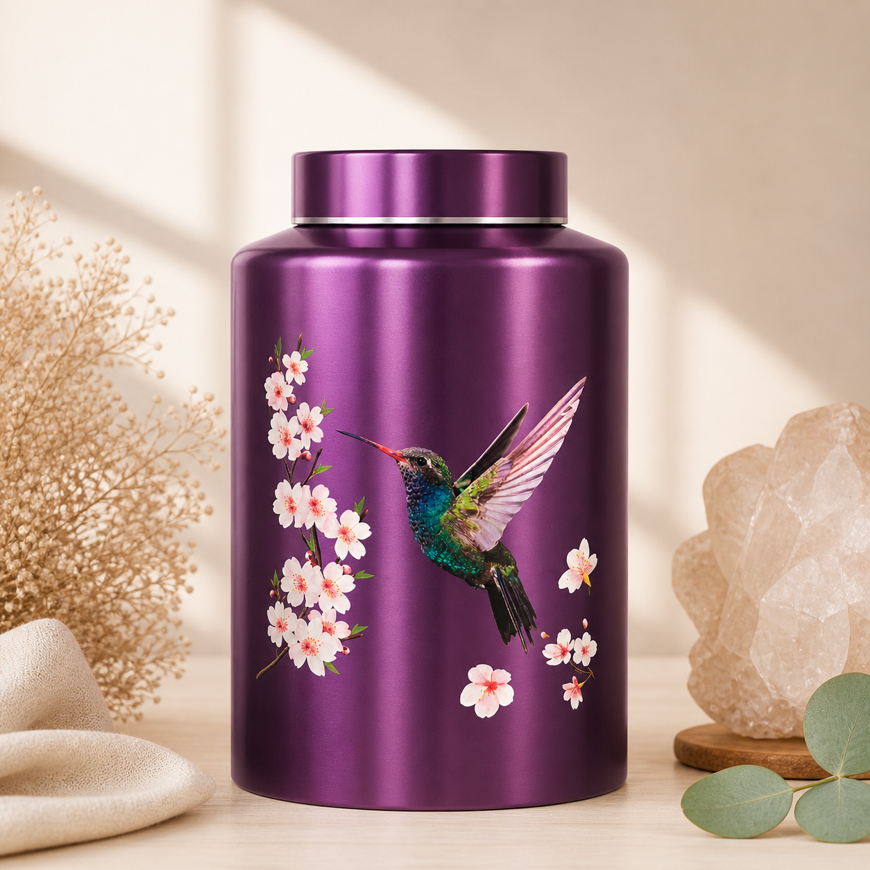 Metalen urn