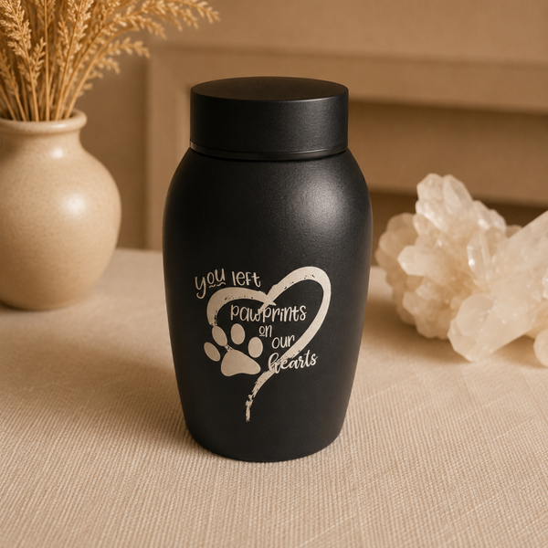 Metalen urn