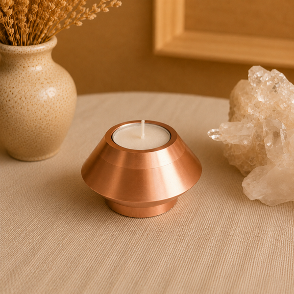 Urn met waxinelichtje